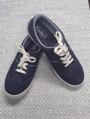 Keds Men’s Navy Canvas Lace-Up Sneakers